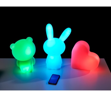 Bigben Interactive Draadloze bluetooth speaker met verlichting - hart