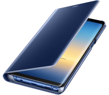 Samsung Galaxy Note 8 Clear View Standing Cover (Galaxy Note 8) Blauw