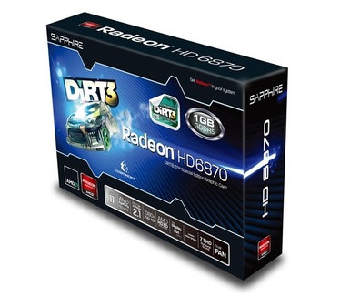 Sapphire HD 6870 1G GDDR5 DiRT3 Edition