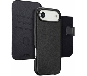 Accezz Leather Bookcase 2-in-1 met MagSafe