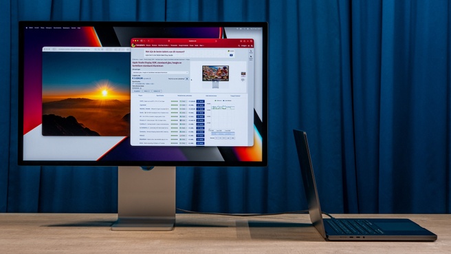 Apple Studio Display XDR met MacBook Pro M5 Max