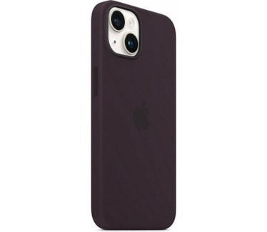Apple Silicone Back Cover voor iPhone 14 (6.1") - Vlierbes Paars