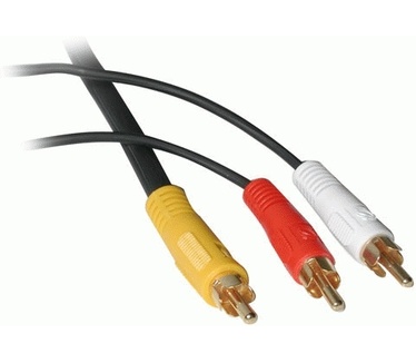 CablesToGo 7m Value Series S-Video + Audio to (3) RCA-Type Adapter Cable