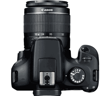 Canon EOS 4000D + 18-55mm f/3,5-5,6 + Tas + Geheugenkaart Zwart