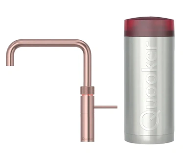 Quooker Fusion Square Rosé koper incl. COMBI+ reservoir