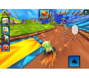 Cocoto Kart Racer + Wheel, Wii
