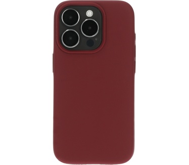Mobiparts Silicone Cover Apple iPhone 15 Pro Plum Red