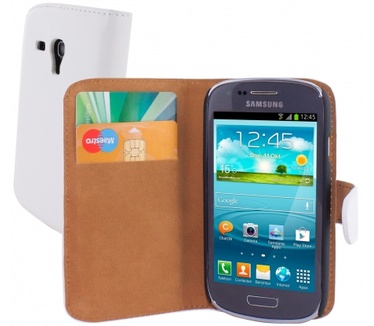 Mobiparts Mobiparts Classic Wallet Case Samsung Galaxy S3 Mini White