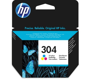 HP 304 originele drie-kleuren inktcartridge