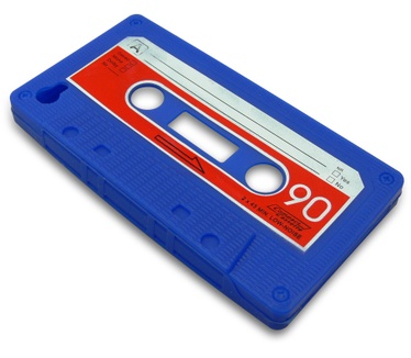 Sandberg Cover 4/4S retro tape Blue