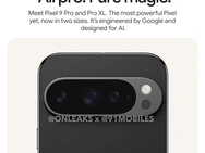 Google Pixel 9 Pro slides. Bron: 91Mobiles/OnLeaks