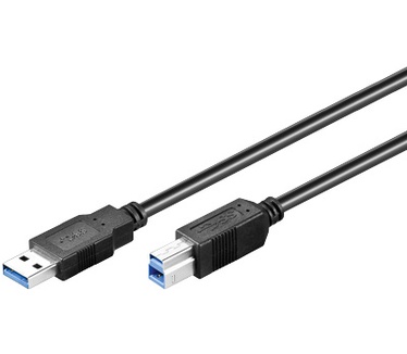 Alcasa USB A - USB B 0.25m