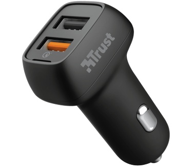 Trust Qmax 30W Ultra-Fast Dual USB Car Charger with QC3.0