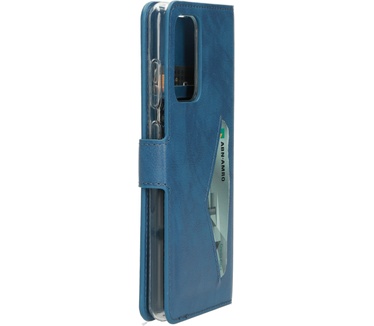 Mobiparts Classic Wallet Case Samsung Galaxy A52 5G (2021) Steel Blue (Galaxy A52 4G (2021), Galaxy A52 5G (2021)) Blauw