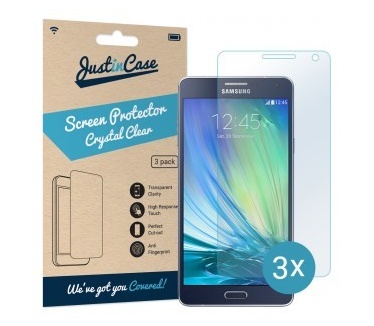 Just in Case Screen Protector Samsung Galaxy A7 - 3 stuks - Crystal Clear