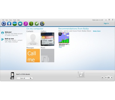 Nokia Suite 3.2.100 screenshot (481 pix)
