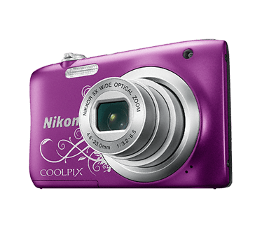 Nikon Coolpix A100 Line Art Paars