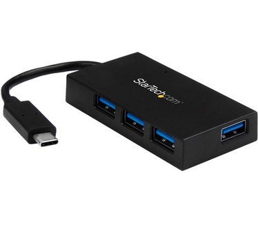 Startech.com 4-poorts USB 3.0 Hub USB-C naar 4x USB-A met power adapter
