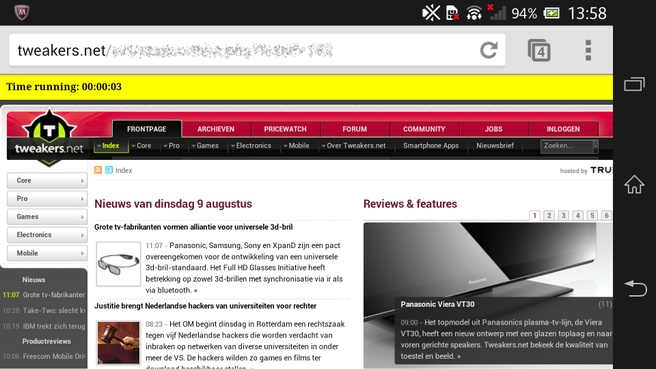 Herinnert u zich deze nog? Tweakers 6.9. Deze layout leeft voort in de harten van vele tweakers en in deze benchmark met statische pagina uit 2011
