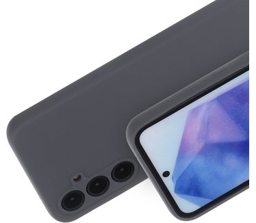 Mobiparts Silicone Cover Samsung Galaxy A55 Urban Grey