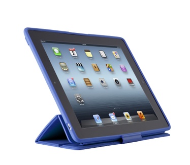 Speck PixelSkin HD Wrap voor iPad (2012) (Cobalt)