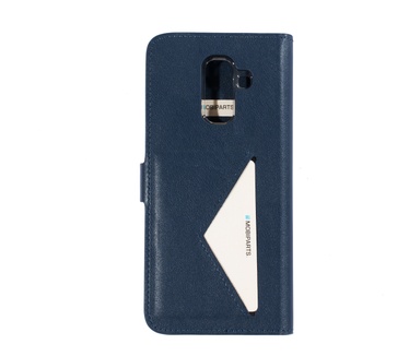 Mobiparts Classic Wallet Case Samsung Galaxy A6 Plus (2018) Blue