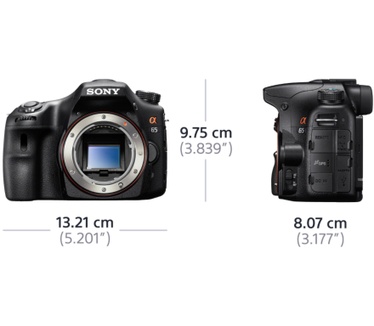 Sony Alpha SLT-A65 + 18-55 mm F3.5-5.6 SAM II Zwart