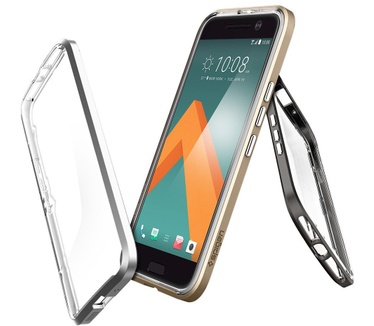 Spigen Neo Hybrid Crystal HTC 10 Case - Gunmetal Grafiet