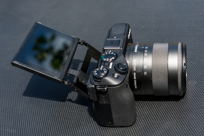 EOS M3 scherm