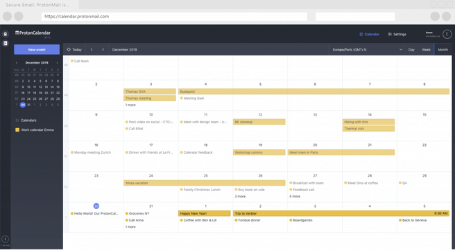 ProtonCalendar