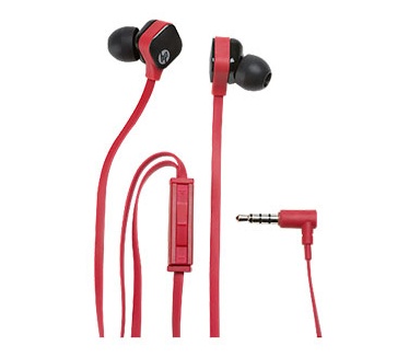 HP H2310 In Ear Red/Black Headset