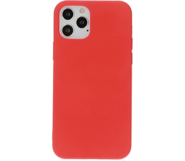 Mobiparts Silicone Cover Apple iPhone 12/12 Pro Scarlet Red