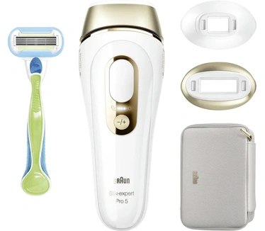 Braun PL5152. Kleur van het product: Goud, Wit, Haarverwijderingstechnologie: IPL. Stroombron: AC