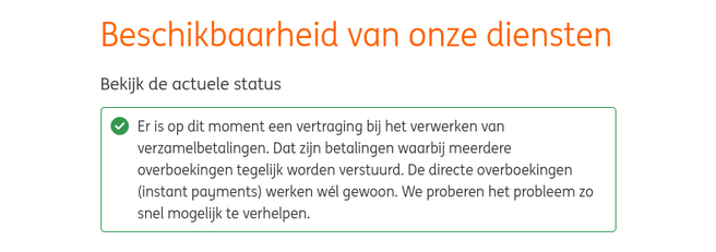ING-storing 20 januari 2026