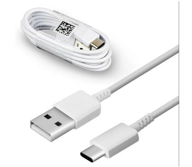 Samsung USB-A naar USB-C Kabel Origineel - 80cm - Wit Wit