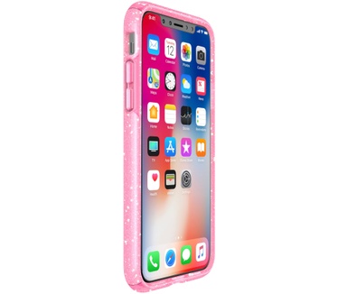 Speck Presidio Clear + Glitter iPhone XS / X (iPhone XS / X) Transparant