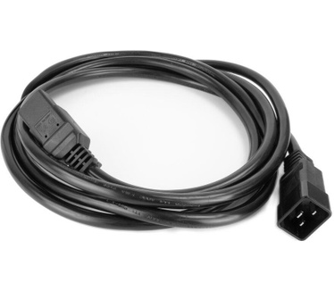 ACT Netsnoer C20 - C21 IEC60320 zwart 2 m