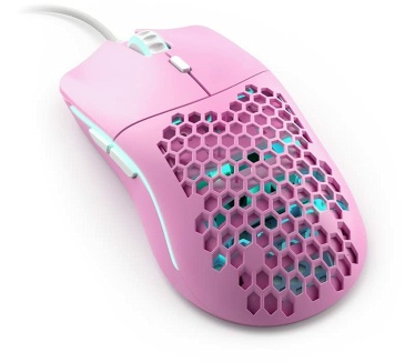 Glorious PC Gaming Race Glorious Model O- Wired - Limited Edition Pink Forge - Gaming Muis - Bedraad - optisch - 6 knoppen - 12.000 DPI - roze