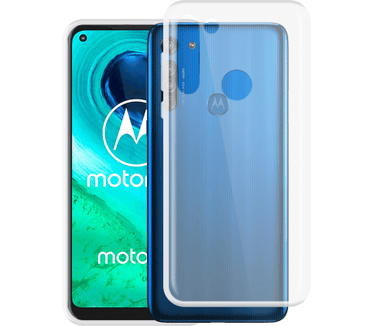 qMust Motorola Moto G8 Flexibel Hoesje Transparant