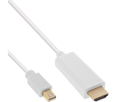 InLine 0.5m Mini DisplayPort - HDMI Wit
