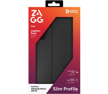 Zagg Folio (iPhone 16e/15/14/13) Zwart