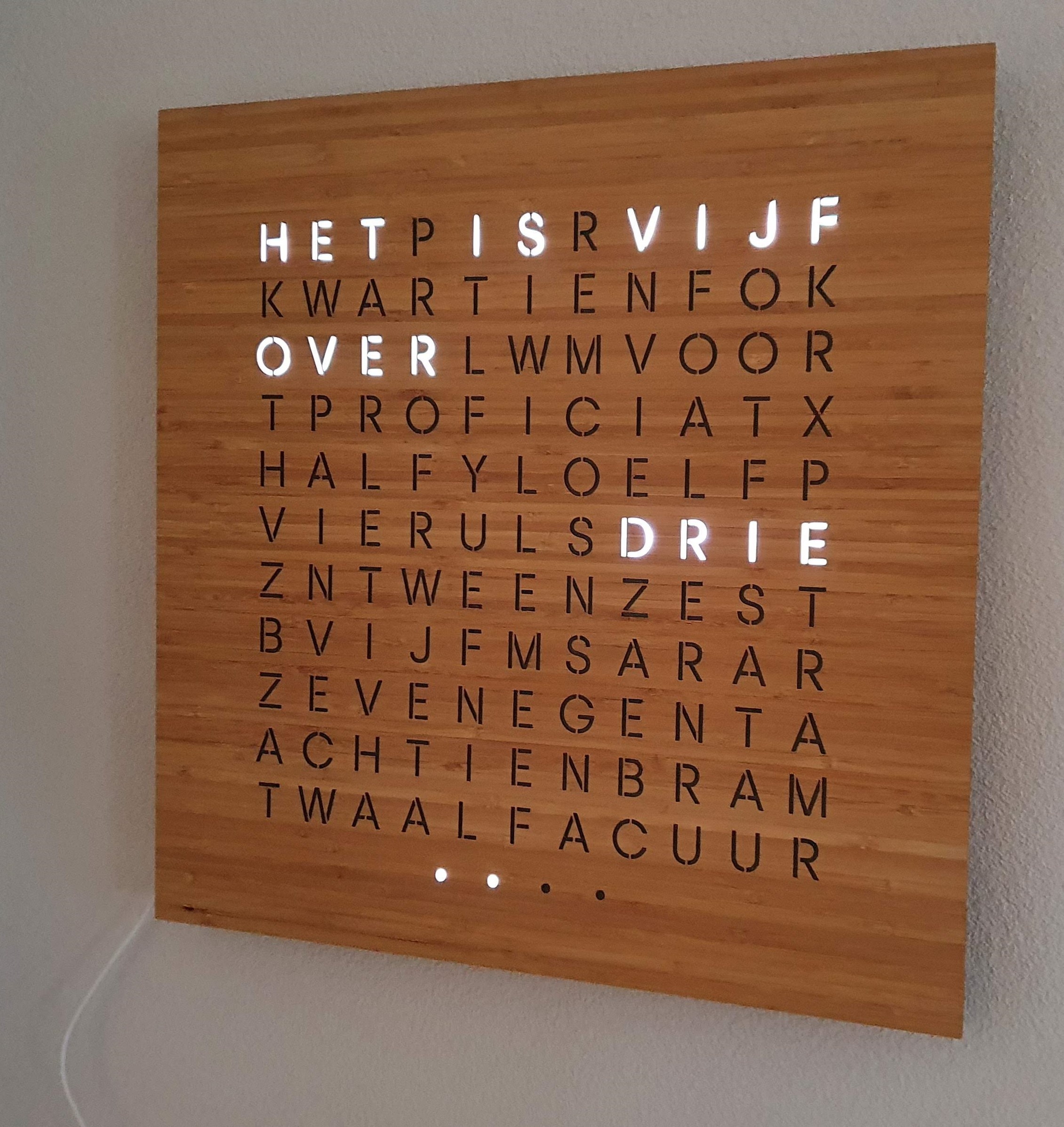 build wordclock modding mechanica elektronica got