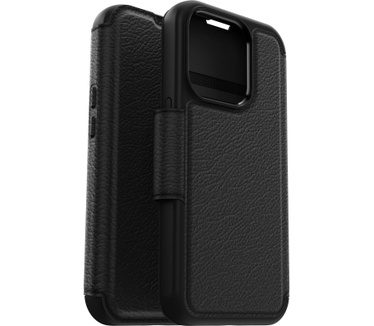 Otterbox Strada Series Folio MagSafe voor iPhone 15 Pro, Shadow (Black)