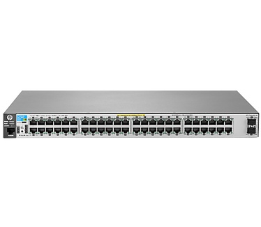 HP Procurve 2530-48G-PoE+-2SFP+ L2 Switch (48x 1000Base-T en 2 x 10GBase SFP+, 382W)