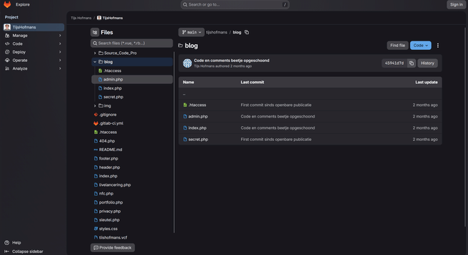 GitLab Tijs