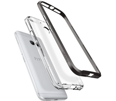 Spigen Neo Hybrid Crystal HTC 10 Case - Gunmetal Grafiet