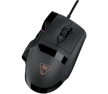Turtle Beach Command Series MC3 bedrade, aanpasbare RGB-gamingmuis - Zwart, Owl-Eye opt. sensor 30K DPI, 4D Scroll wiel, pollingfrequentie 1K, optische schakelaars, 29 aanwijsbare knoppen, RGB