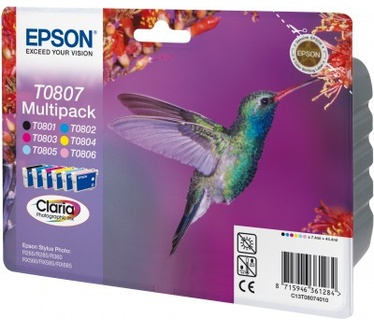 Epson Multipack 6-kleur T0807 Claria Photographic Ink