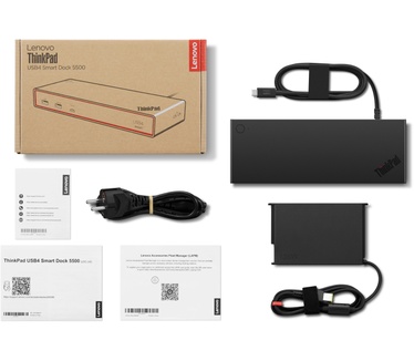 Lenovo ThinkPad USB4 Smart Dock 5500 with 135W Adapter