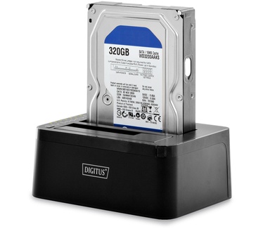 Digitus USB3.0 naar Dual SATA (6G) Zwart